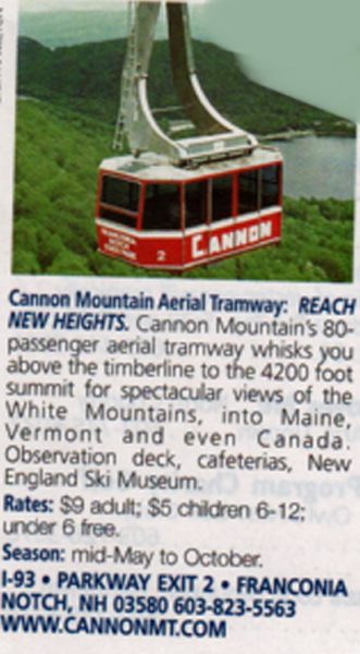 Cannon Mountain Aerial Tramway i clipping
